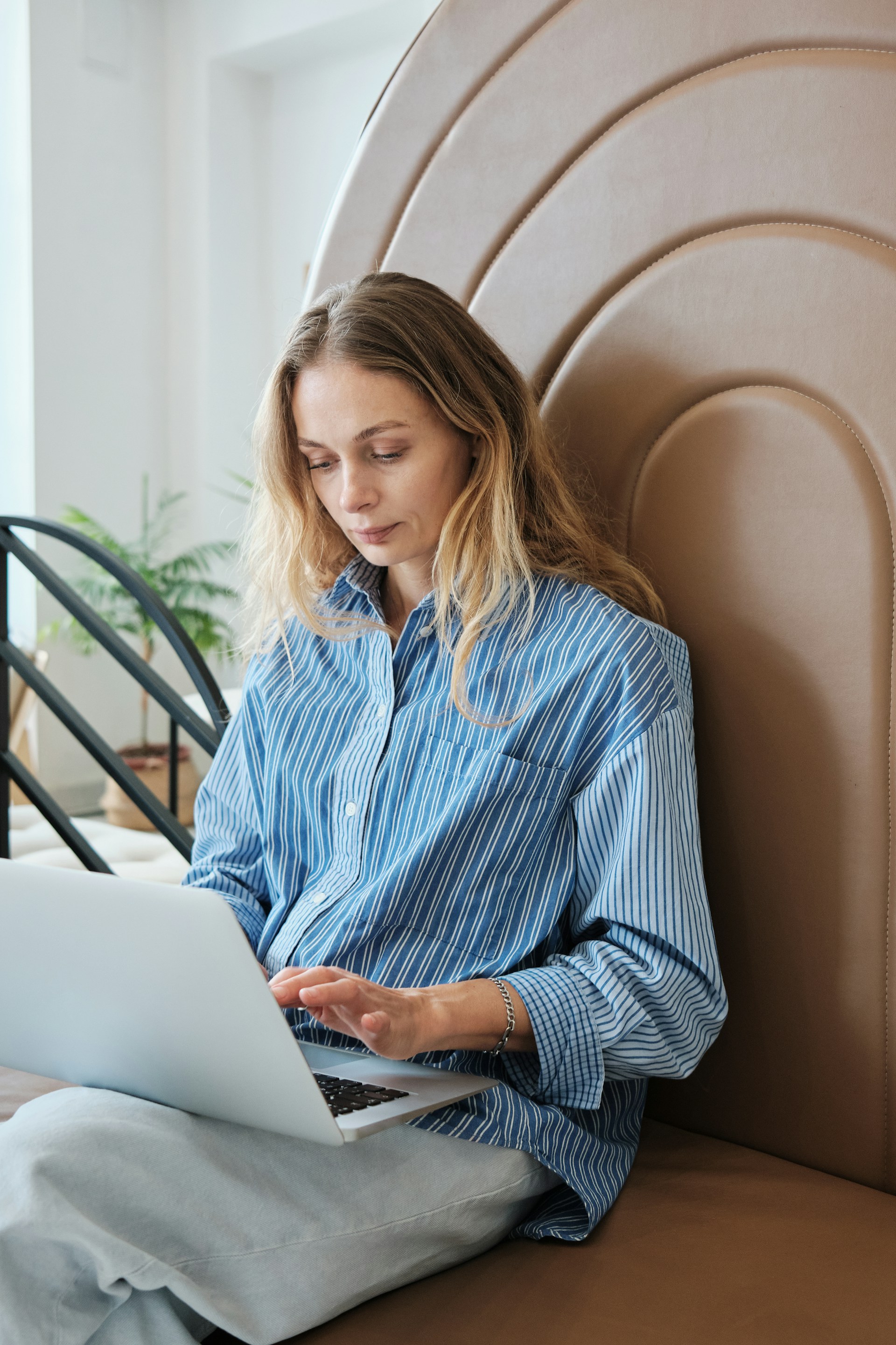 Woman with laptop